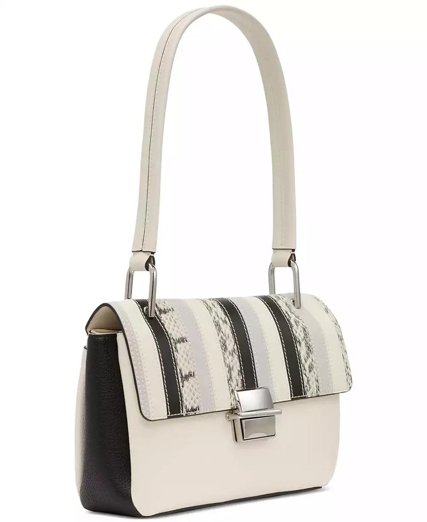 Calvin Klein Clove Mixed Material Push-Lock Shoulder Bag 7