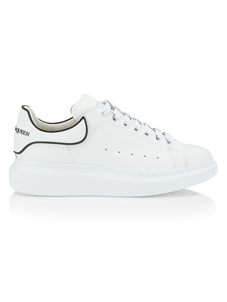 Alexander McQueen Men
s Oversized Leather Platform Sneakers 1