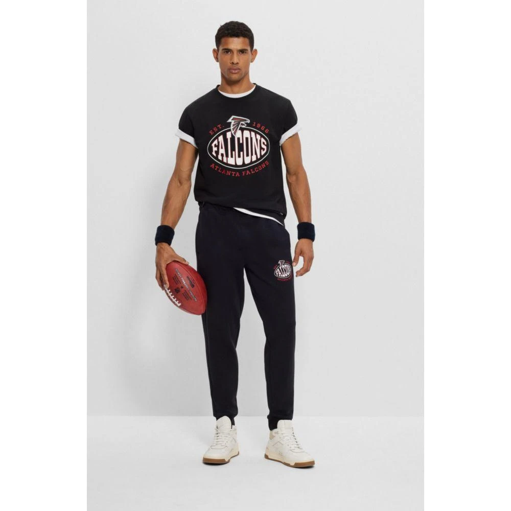 Hugo Boss x NFL stretch-cotton T-shirt with collaborative branding 2