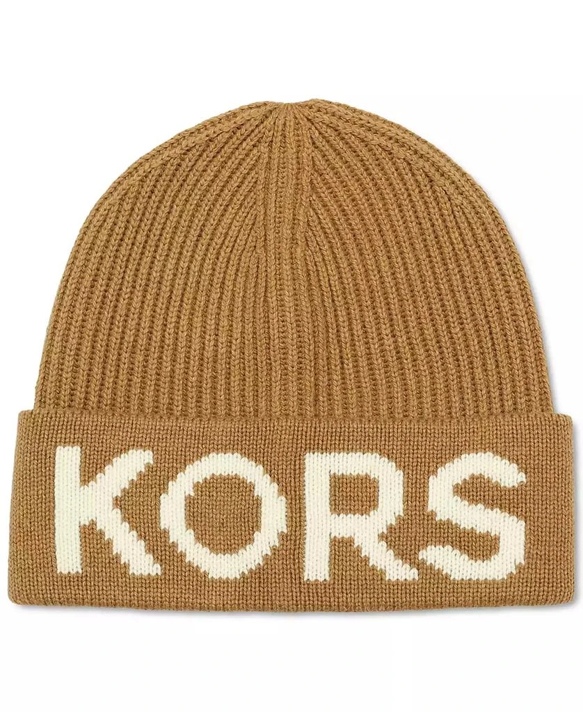 Michael Kors Women's Fisherman's Rib Beanie and Scarf Boxed Gift Set 2
