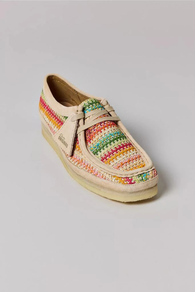 Clarks Clarks Women's Wallabee Multicolor Raffia Shoe 3