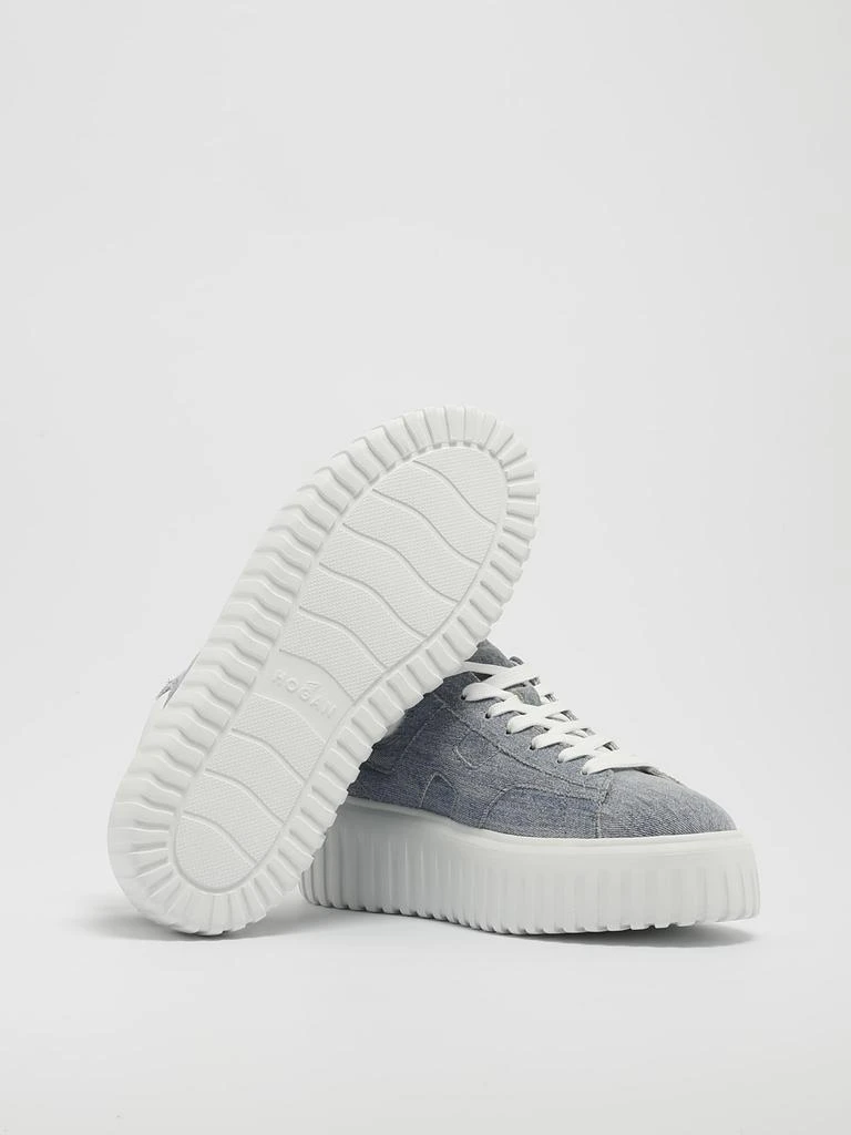 Hogan Ligth Blue H-stripe Sneakers 4