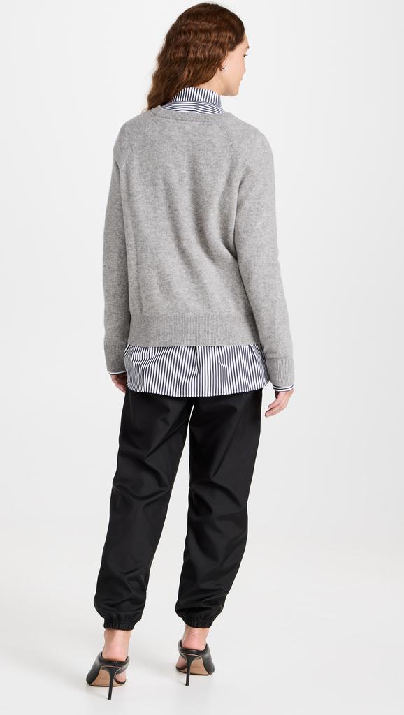 White  Warren Cashmere Long Sleeve Sweatshirt