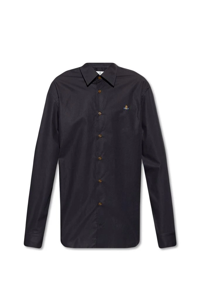 Vivienne Westwood Vivienne Westwood Orb Embroidered Long-Sleeved Shirt 1