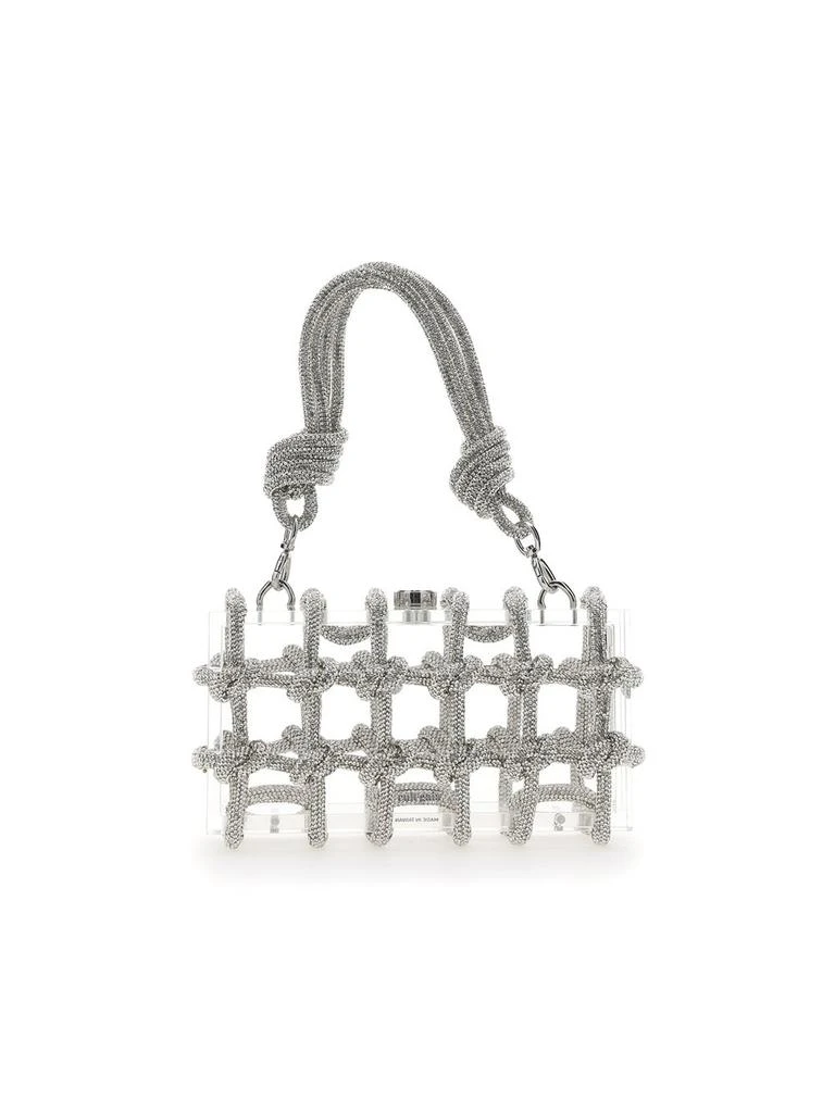 Cult Gaia Cult Gaia Bess Rhinestone Embellished Rope Tote Bag 2