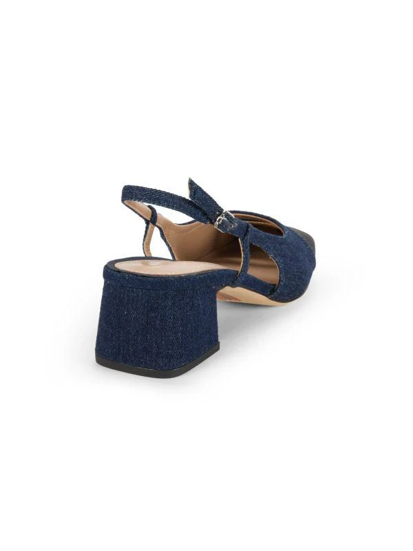 Sam Edelman Tarra Cap Toe Denim Pumps 3