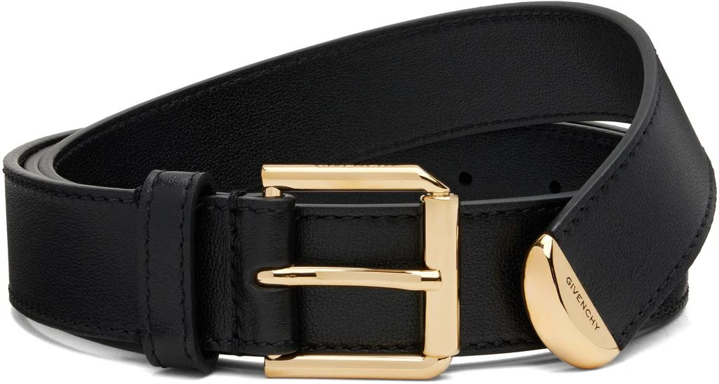 Shop Voyou Double Wrap Leather Skinny Belt on Sale at  display picture 3