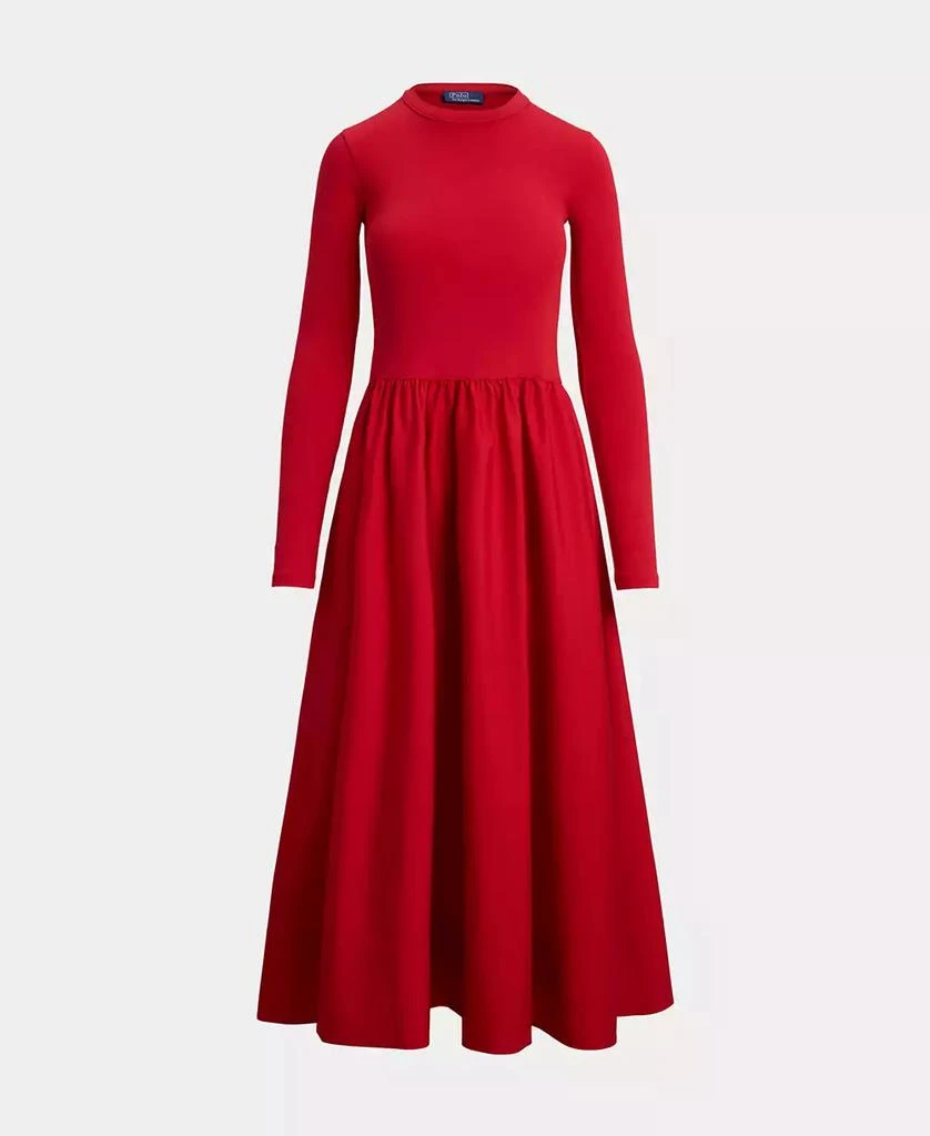 Ralph Lauren Women's Cotton Long-Sleeve Dress 5