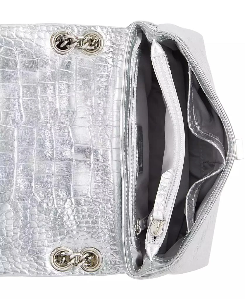 INC International Mini Ajae Metallic Croc Shoulder Bag, Created for Macy's 4