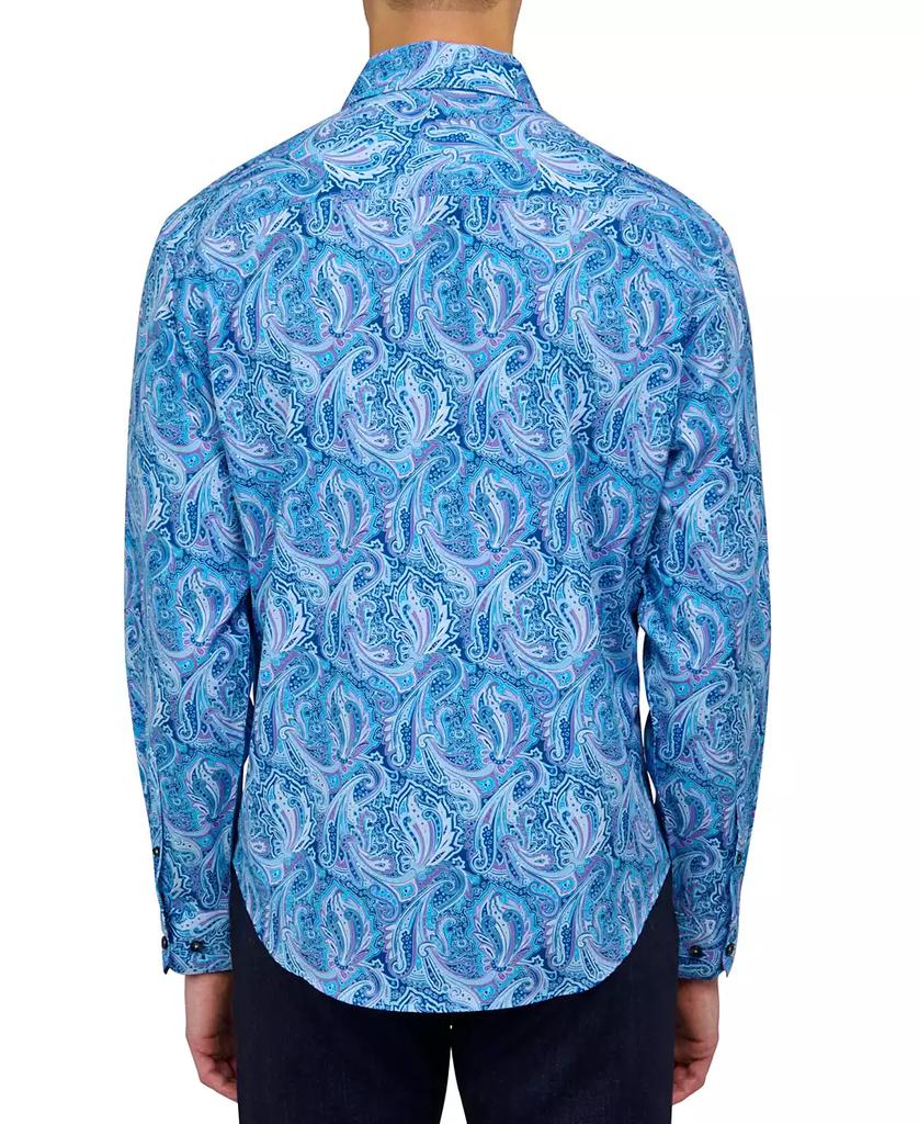 Society of Threads Men's Performance Stretch Paisley Shirt