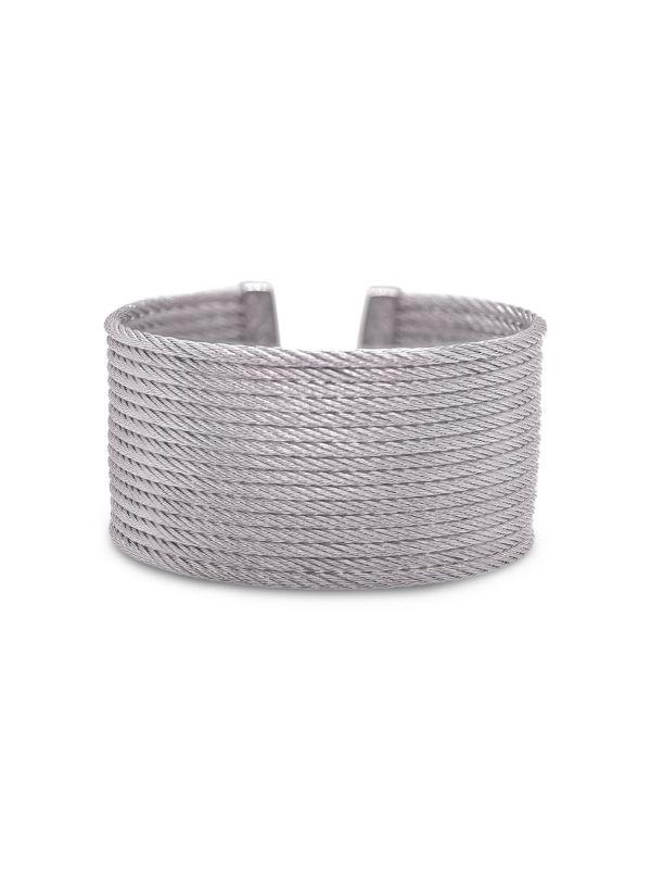 ALOR Essential Cuffs Stainless Steel Cable Bracelet