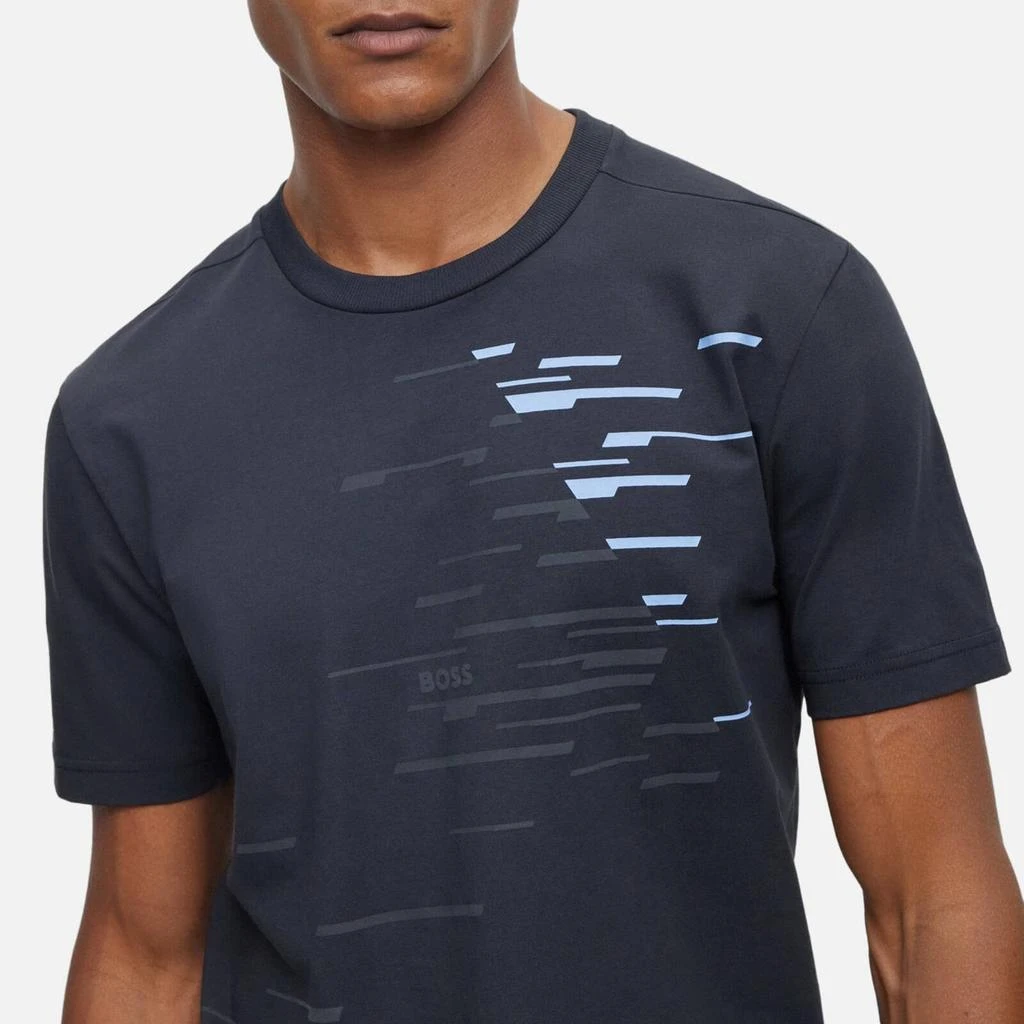 Hugo Boss BOSS Green Tee 7 Graphic Cotton-Blend T-Shirt 3