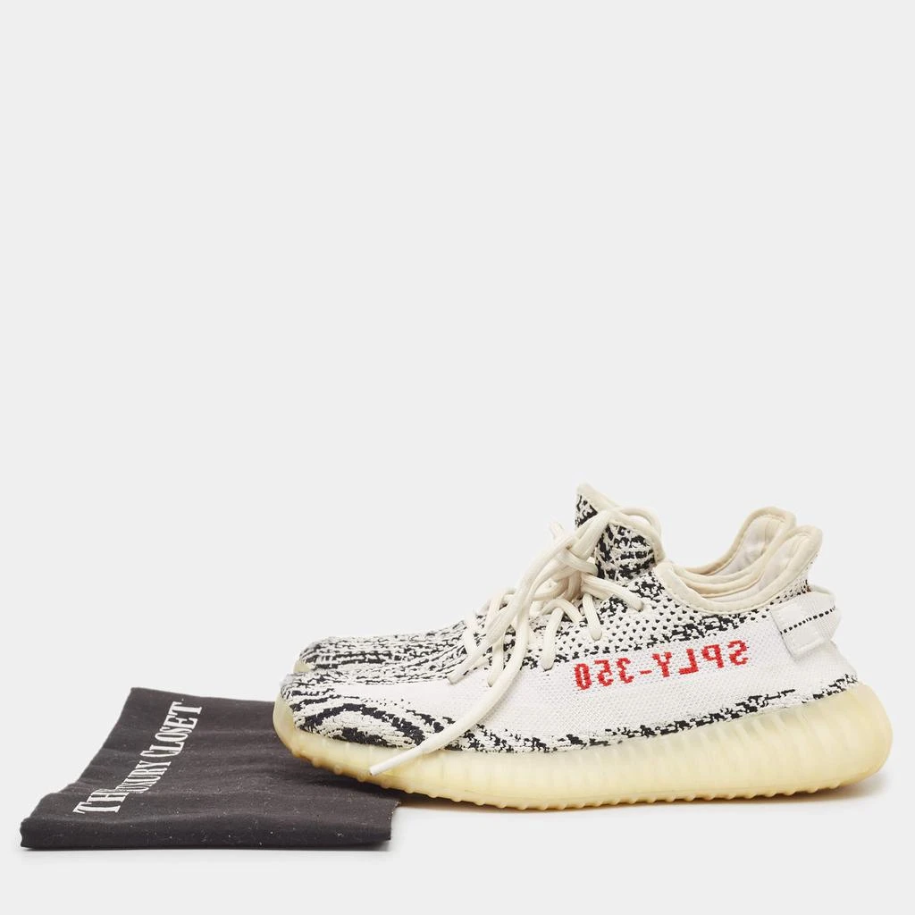 Shop Yeezy x Adidas White/Black Knit Fabric Boost 350 V2 Zebra Sneakers  Size 39 1/3 on Sale at BeyondStyle  Get 35% Off Yeezy x Adidas White/Black  Knit Fabric Boost 350 V2