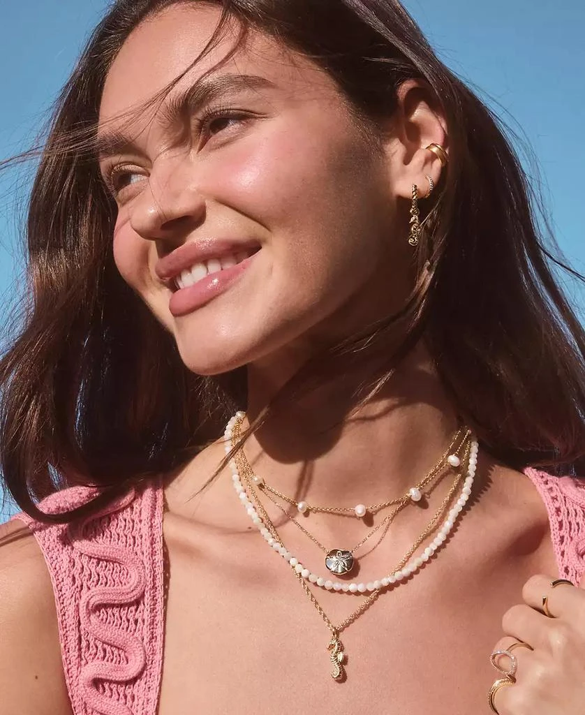 Kendra Scott Seahorse Short Pendant Necklace in 14k Gold Over Brass 5