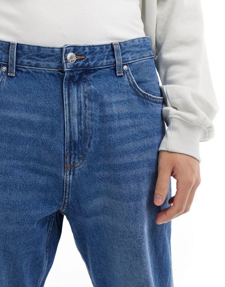 Bershka Bershka baggy jeans in blue 4