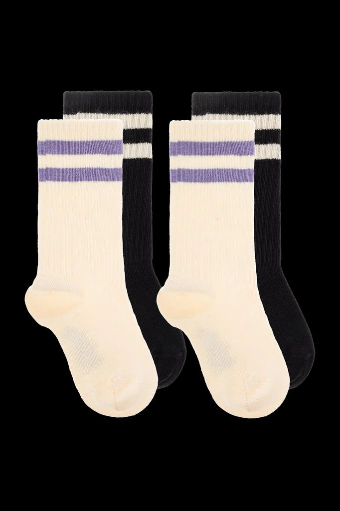 Mini Rodini Mini Rodini Striped 2-Pack Baby Socks 1