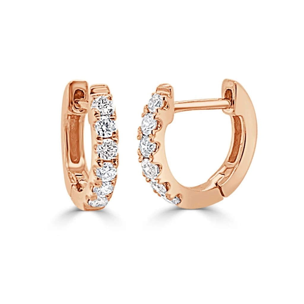 Sabrina Designs 14k Gold & Diamond Huggie Earrings 6