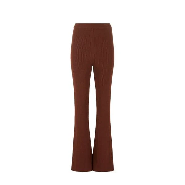 AERON Flared knit trousers 1