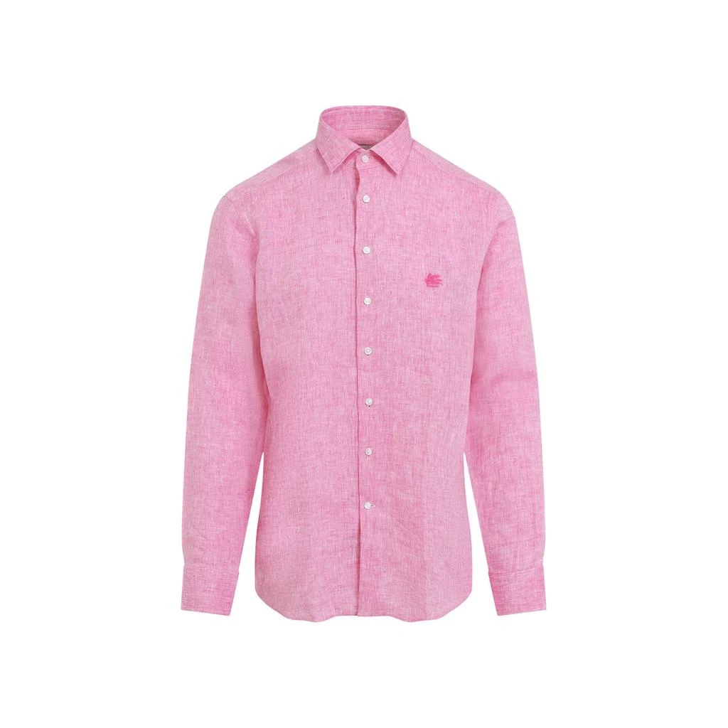 ETRO Etro Logo Embroidered Long Sleeved Shirt 1