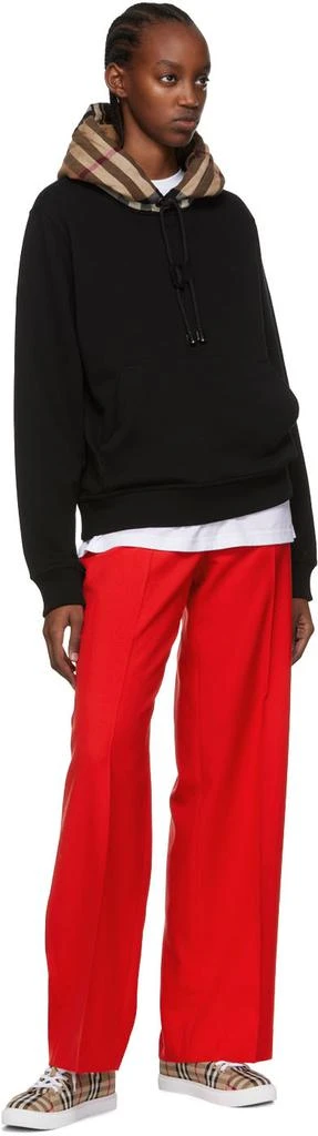Burberry Black Cotton Hoodie 4