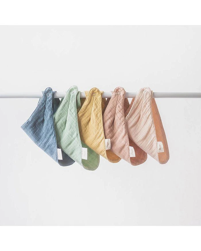 Crane Baby Kaleidoscope Muslin Bib Set, 3 Pack - Ages 0-36 Months 4