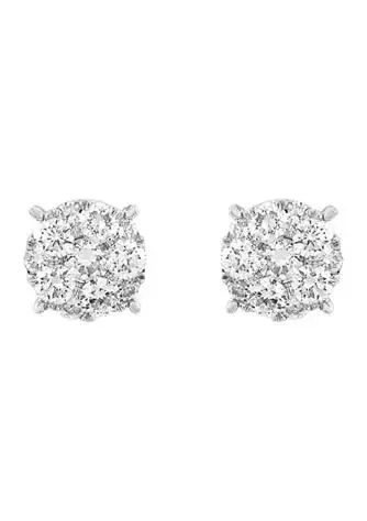 Belk & Co. 1/2 ct. t.w. Lab Created Diamond Earrings in 10K White Gold