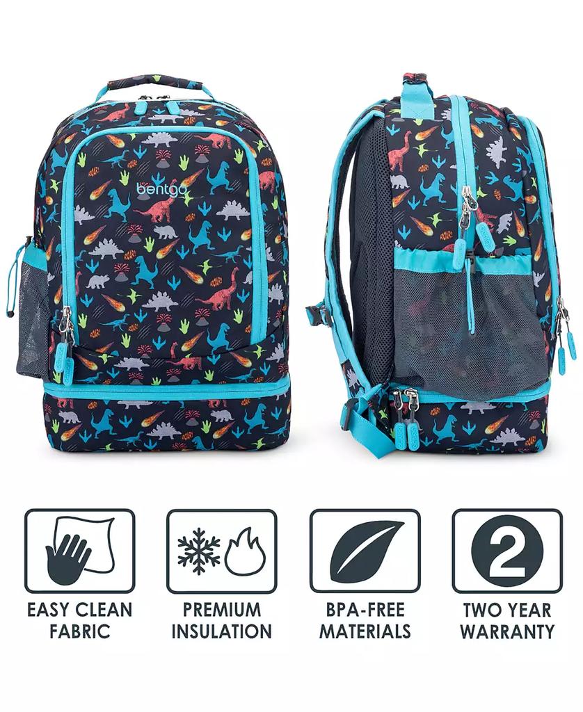 Bentgo Kids Prints 2-in-1 Backpack 
Insulated Lunch Bag
