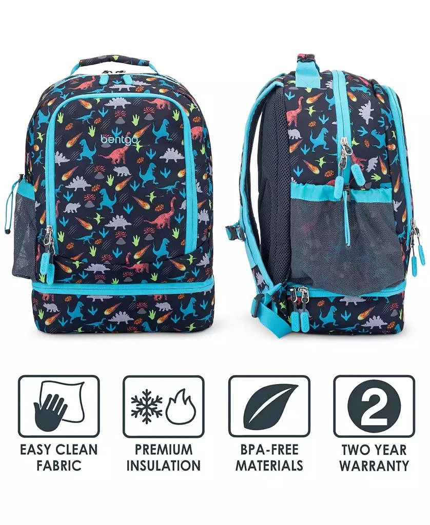 Bentgo Kids Prints 2-in-1 Backpack 
Insulated Lunch Bag 2
