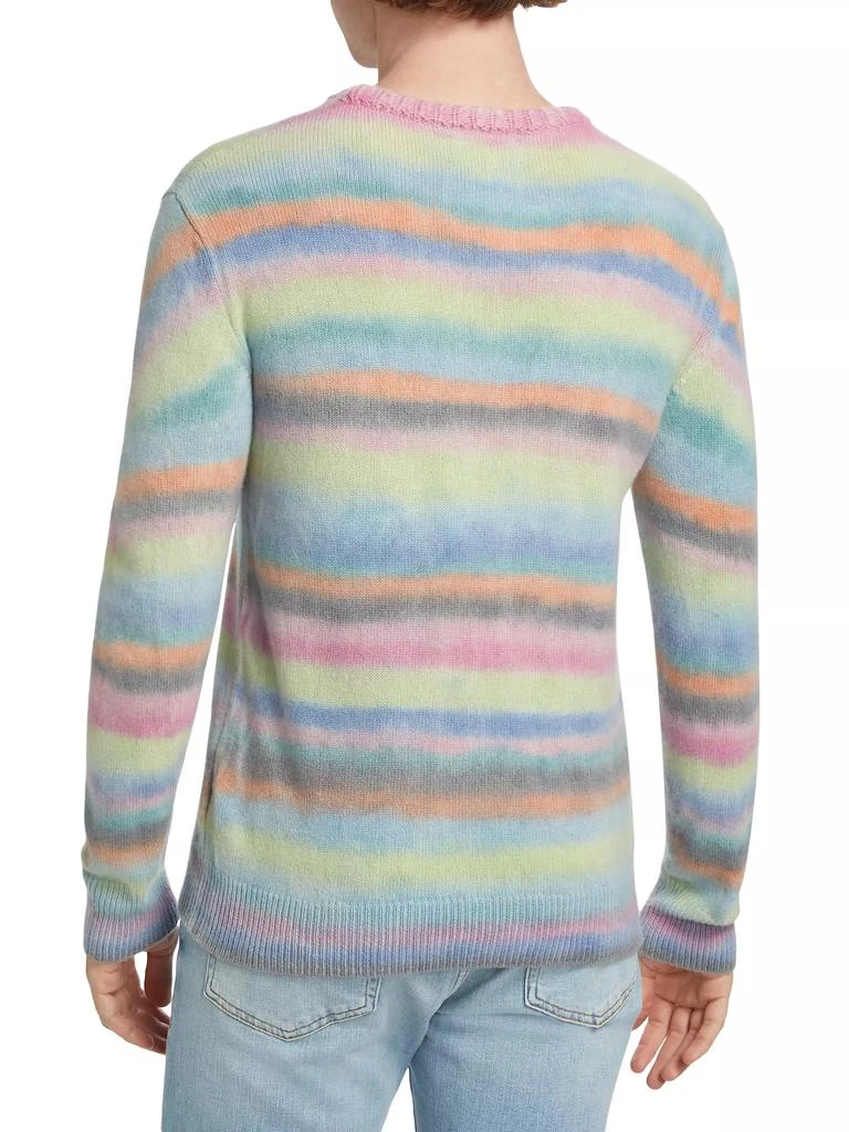 Harden Painted Lines Cashmere Crewneck Sweater 5