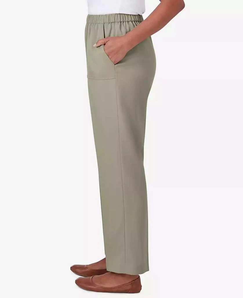 Alfred Dunner Women's Tuscan Sunset Twill Short Length Capri Pants 4