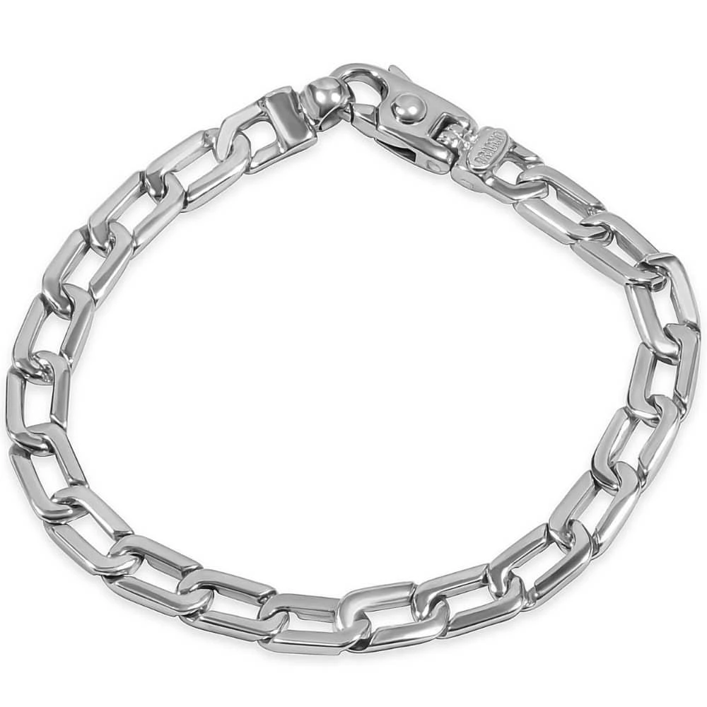 Pompeii3 Braccio Men
s 23 Gram Clip Link Solid Silver Bracelet 8.5" Size: 8.5