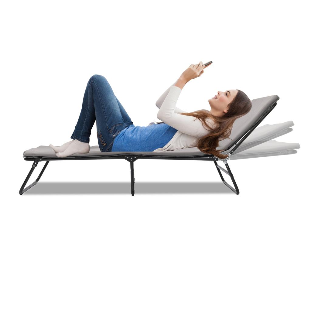 Streamdale Furniture Streamdale Folding Camping Cot - Adjustable, Heavy Duty with Carry Bag