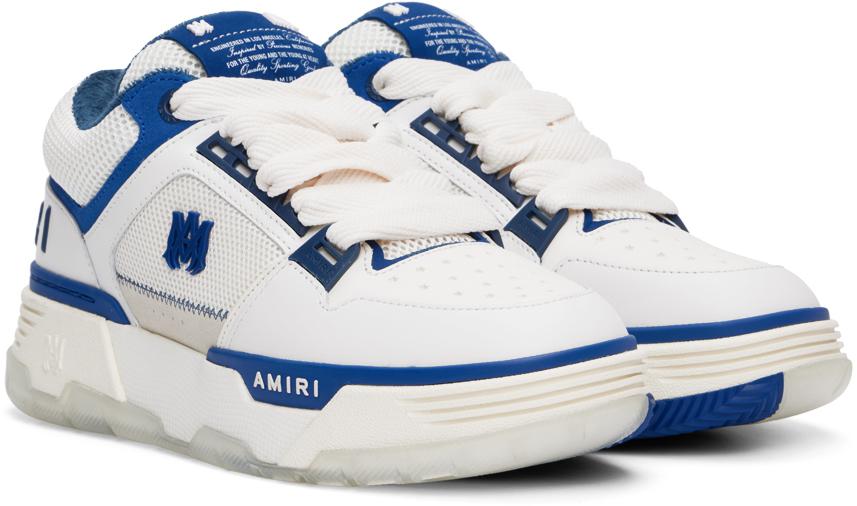 靴 AMIRI MA-1 White/Blue size 43 White & Navy MA-1 Sneakers – On Sale Now with Up to 69% Off