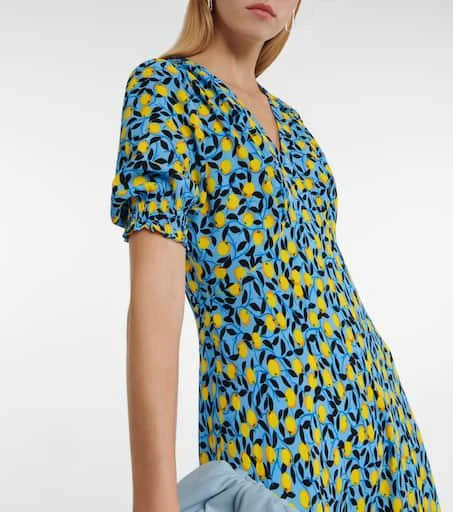 Diane von Furstenberg Jemma printed wrap dress 4