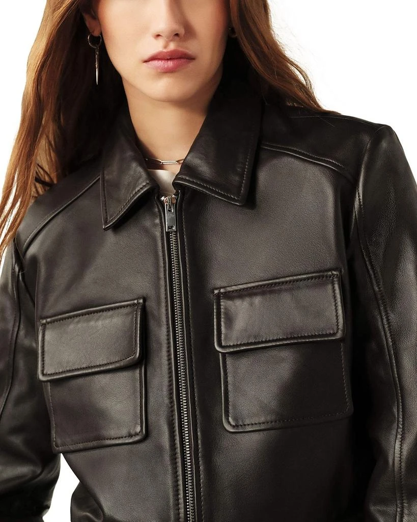 ba&sh Utica Leather Jacket 4