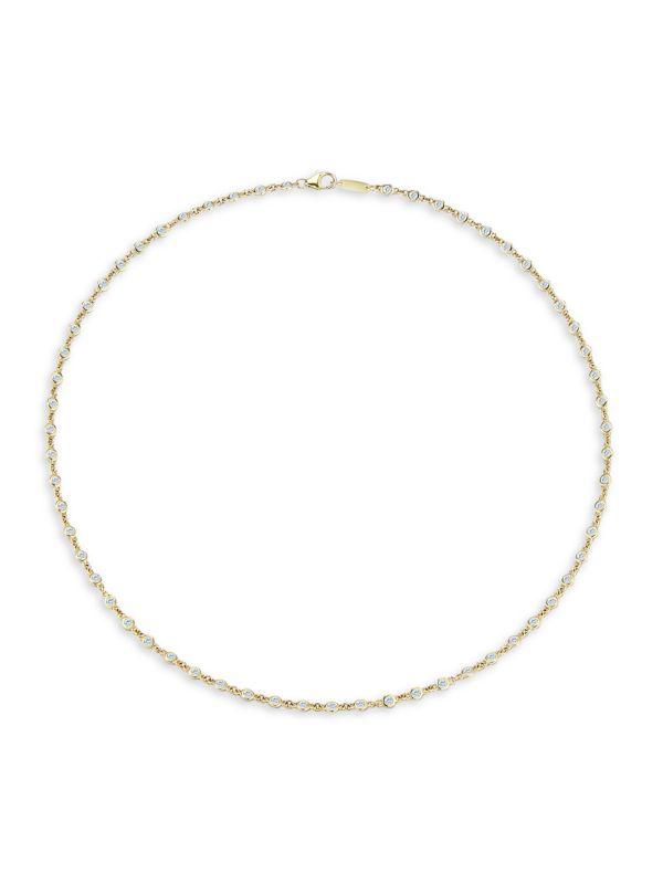 Nephora 14K Yellow Gold & 2.1 TCW Diamond Necklace