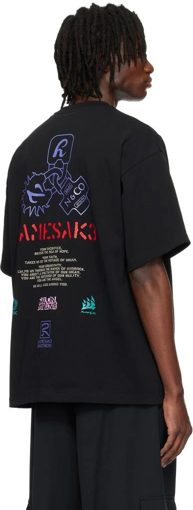 NAMESAKE Black Sava Oversized Love Lock T-shirt 3