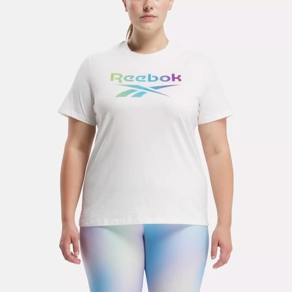 Reebok Gradient Graphic T-Shirt (Plus Size) 1