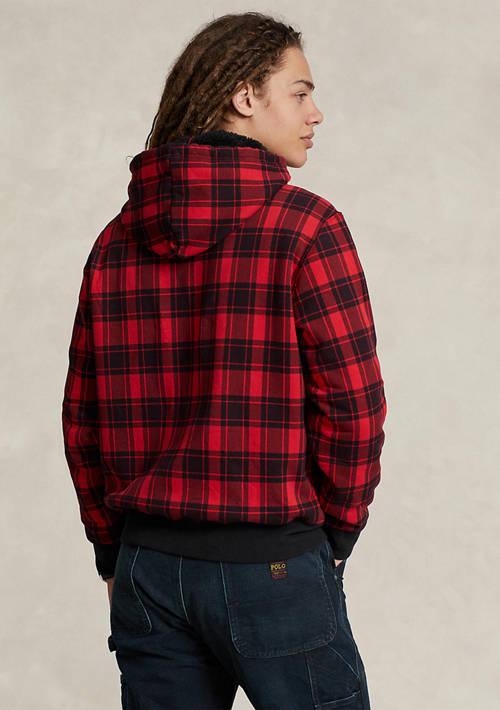Ralph Lauren Ralph Lauren Plaid Pile Fleece Hoodie