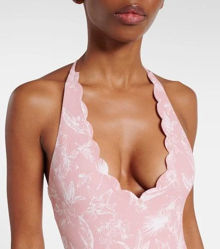 Marysia North Maillot floral scalloped swimsuit 4