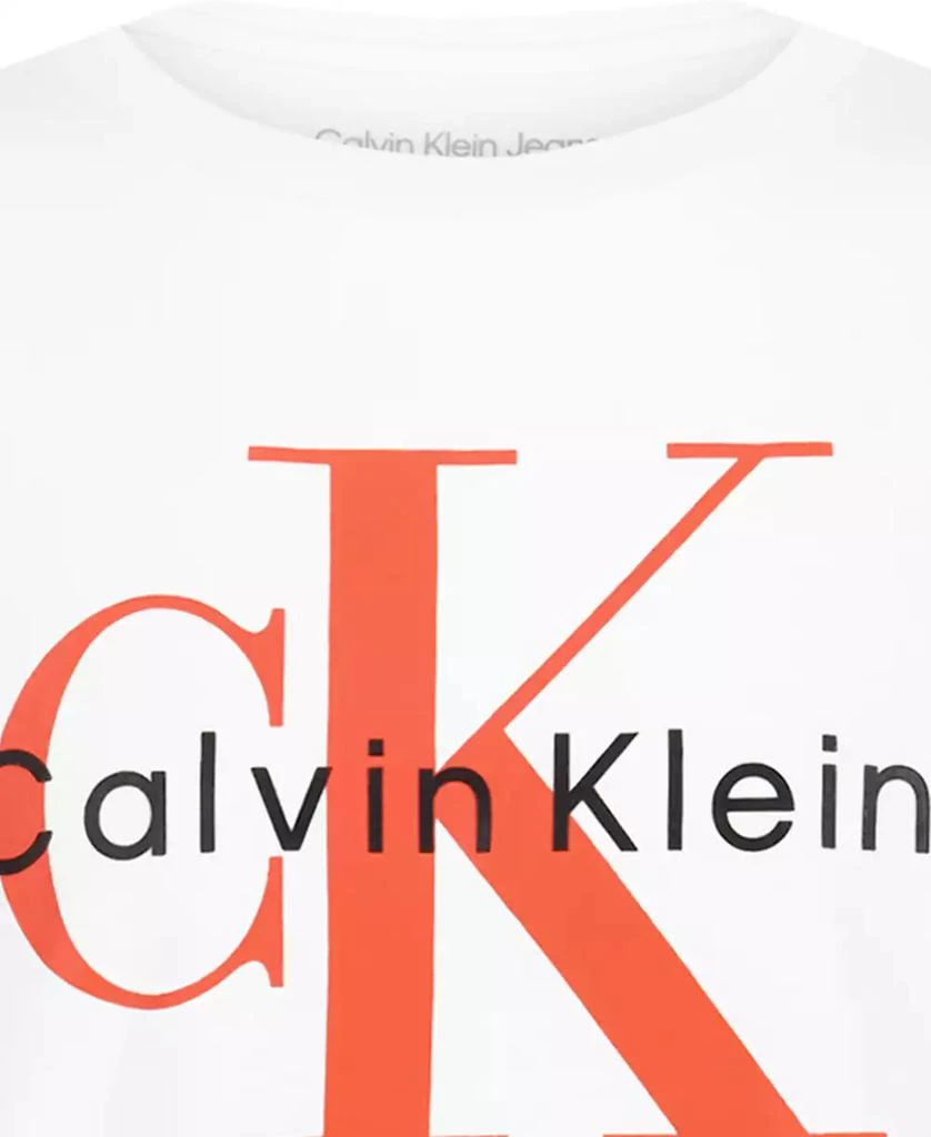Calvin Klein Boys' 8-20 Monologo Crewneck T-Shirt 4
