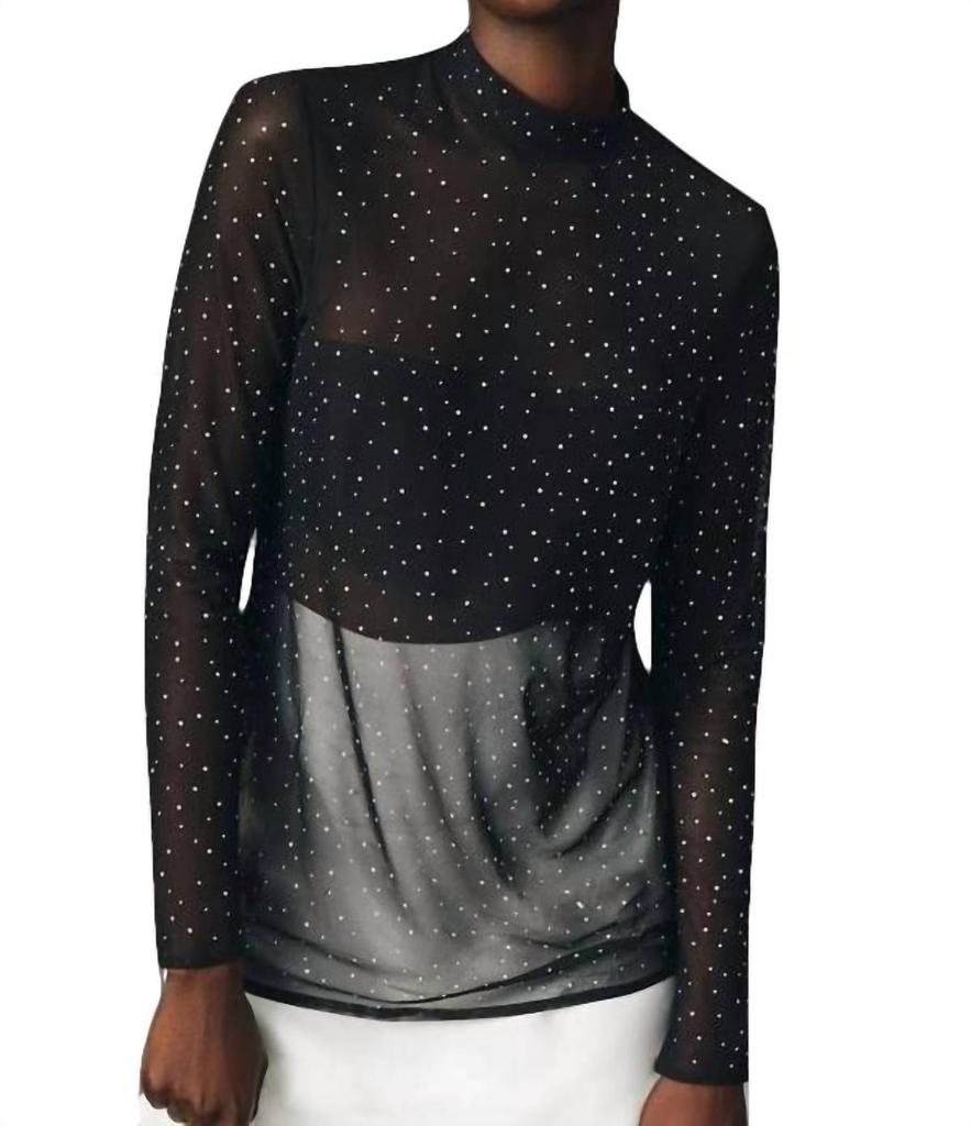 Eva Franco Eva Franco - Starlight Long-Sleeve Sheer Tunic
