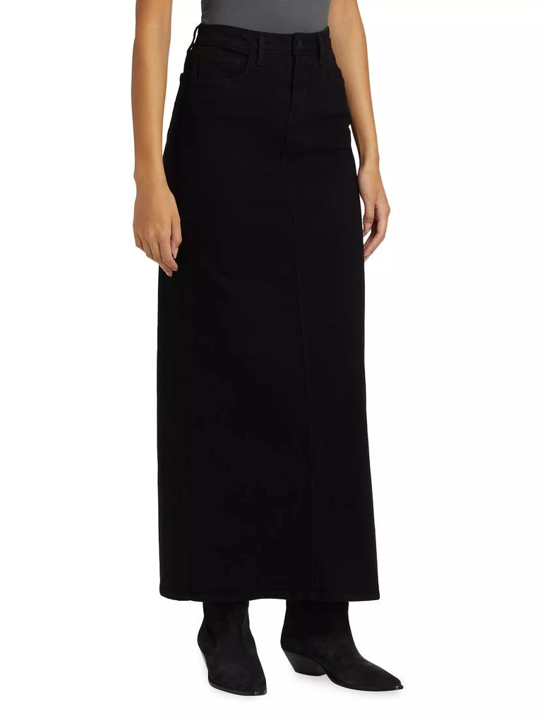 L'Agence Miriam Denim Maxi-Skirt 4