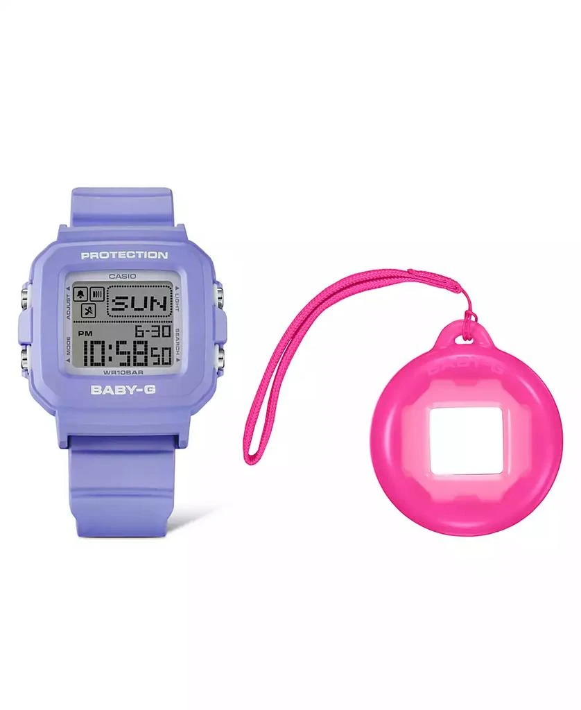 G-Shock G-Shock Women's Digital Purple Resin Watch, 39mm BGD10K-6 4