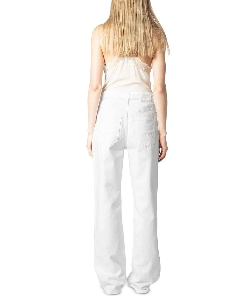ZADIG & VOLTAIRE Elio Straight Jeans in Judo 7