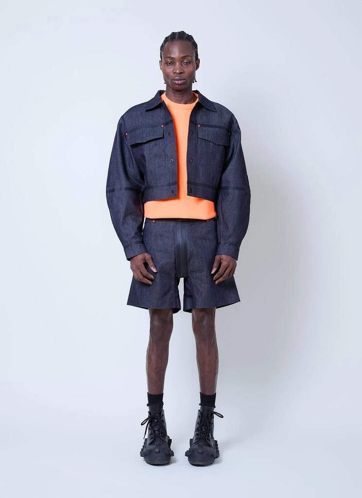 Walter Van Beirendonck Walter Van Beirendonck Embossed Denim Blazer 2