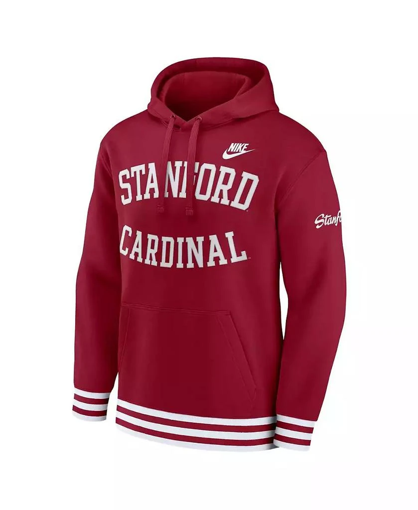 NIKE Men's Cardinal Stanford Cardinal Legacy Retro Pullover Hoodie 3