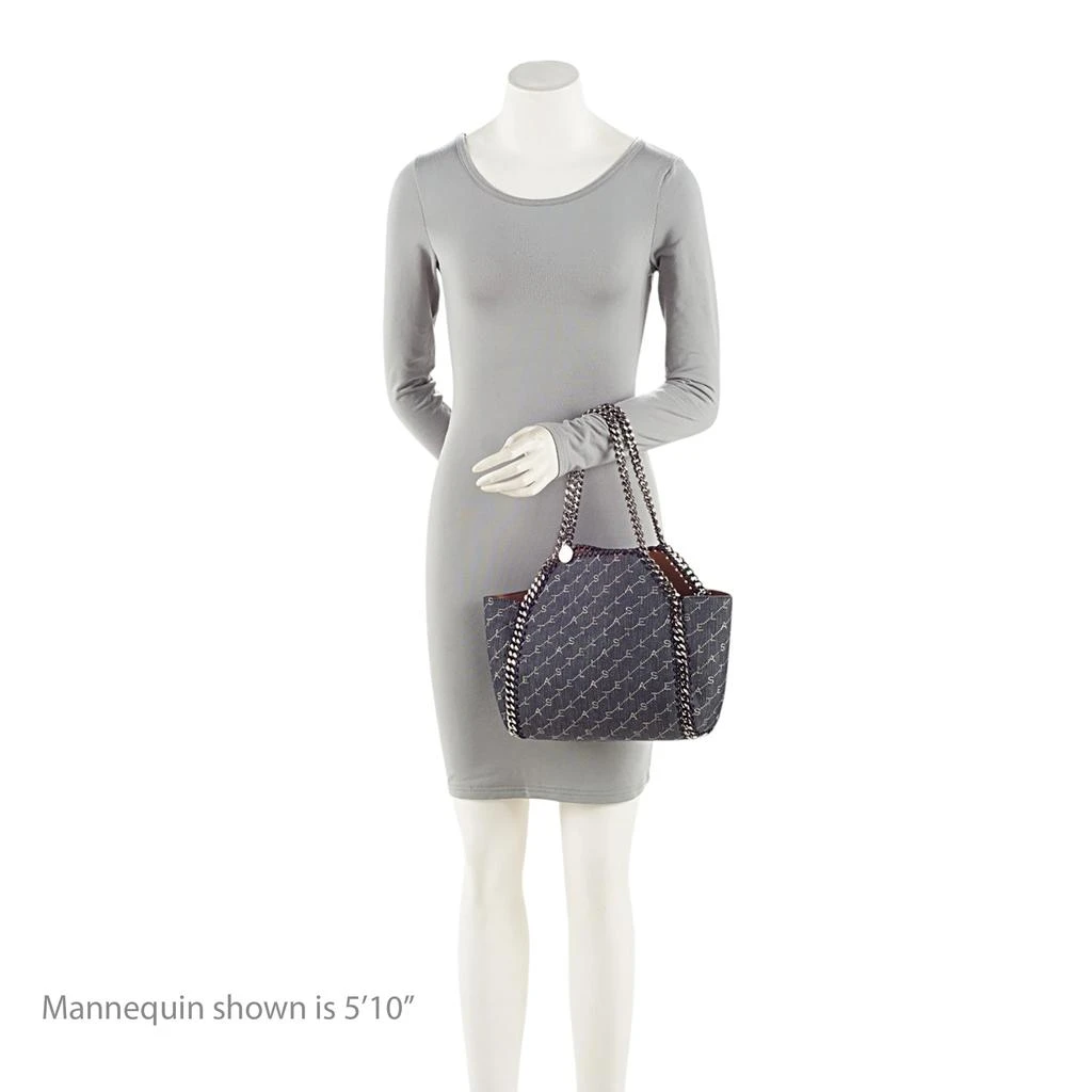 Stella McCartney Denim Logo Falabella Reversible Mini Tote 5