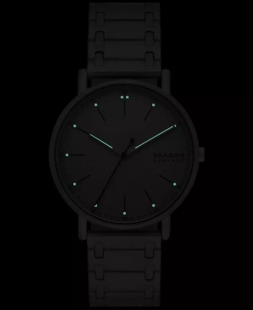Skagen Men's Signatur Three Hand Gray Stainless Steel Watch 40mm 5