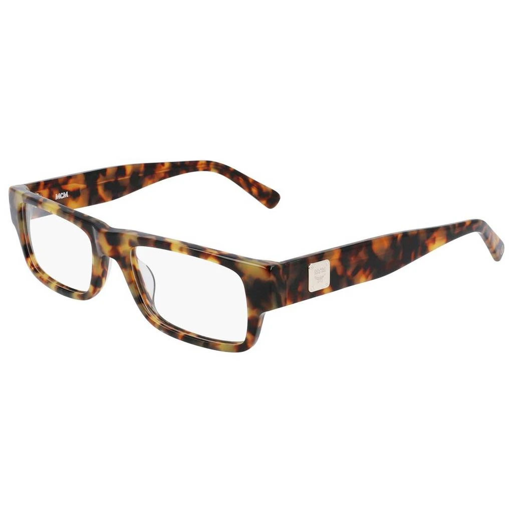 MCM MCM Women's Eyeglasses - Havana Rectangular Zyl Frame Clear Demo Lens | MCM2717 214 1